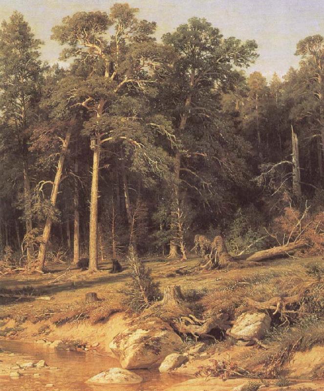 Ivan Shishkin A Pine Forest Mast-Timber forest in Viatka Province Spain oil painting art